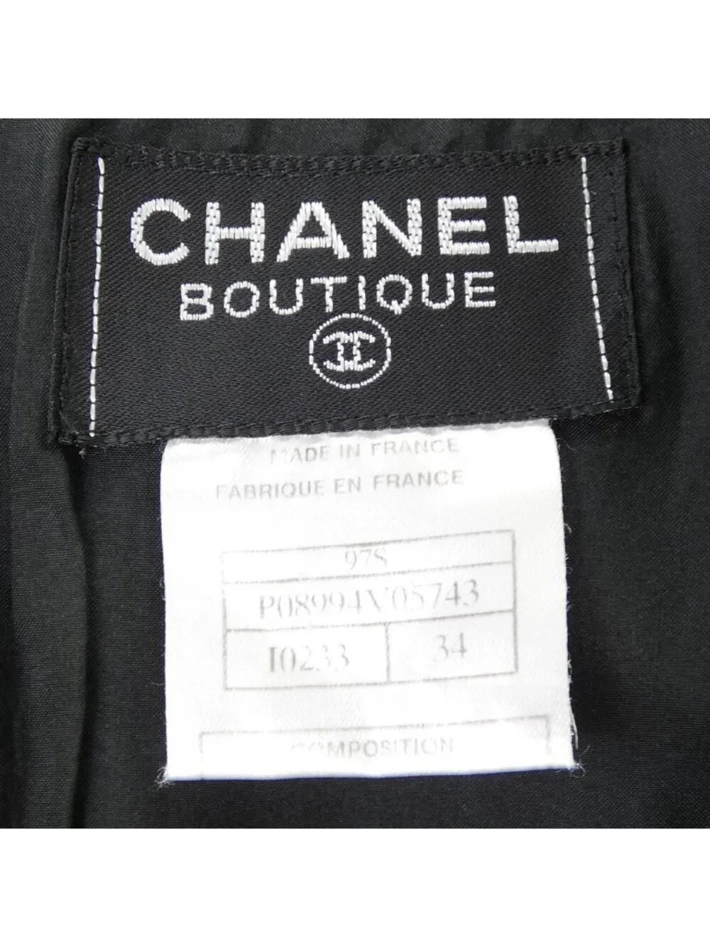 Chanel 97S Vintage Dress Navy